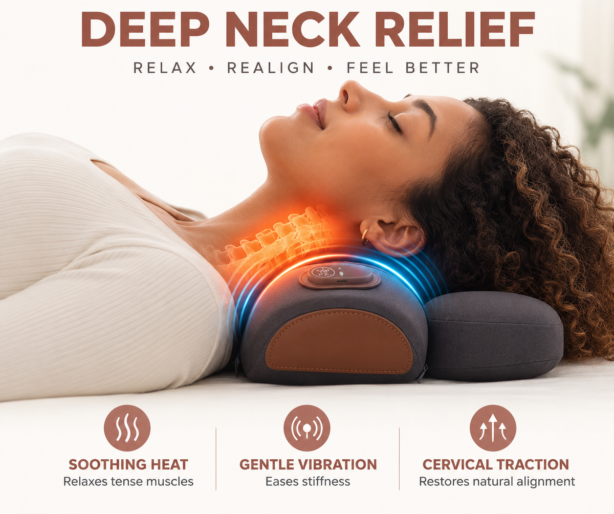 Senalya™ Heated Neck Massage Pillow